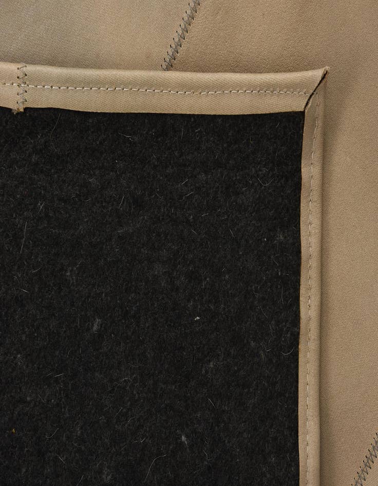 Detail image of  2' 1 x 3' 1 Cowhide Leather Rug