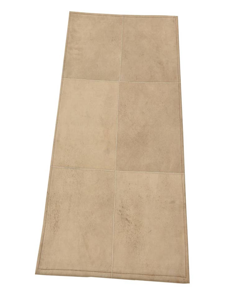 Detail image of  2' x 3' Cowhide Leather Rug