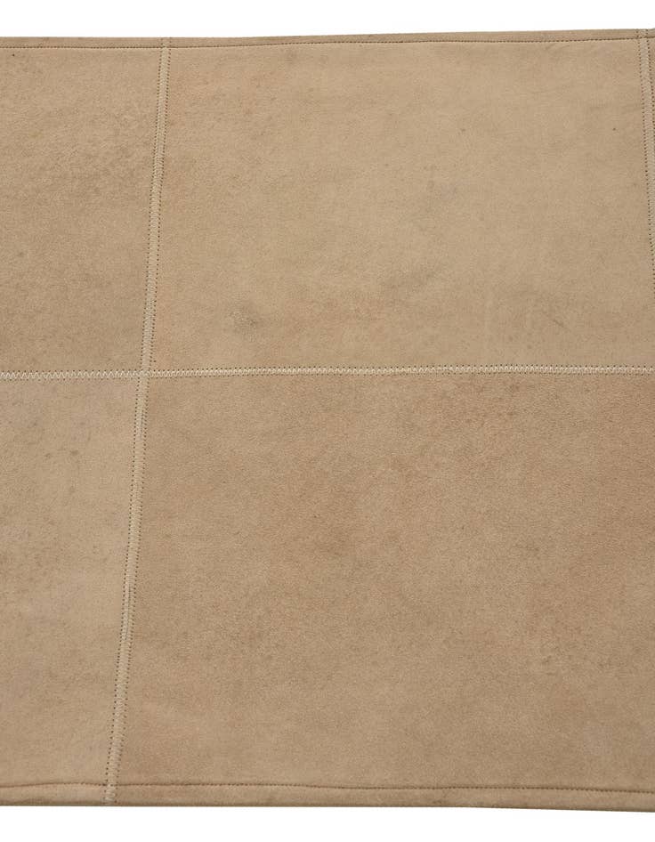 Detail image of  2' x 3' Cowhide Leather Rug