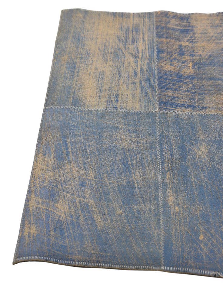 Detail image of  2' x 3' Cowhide Leather Rug