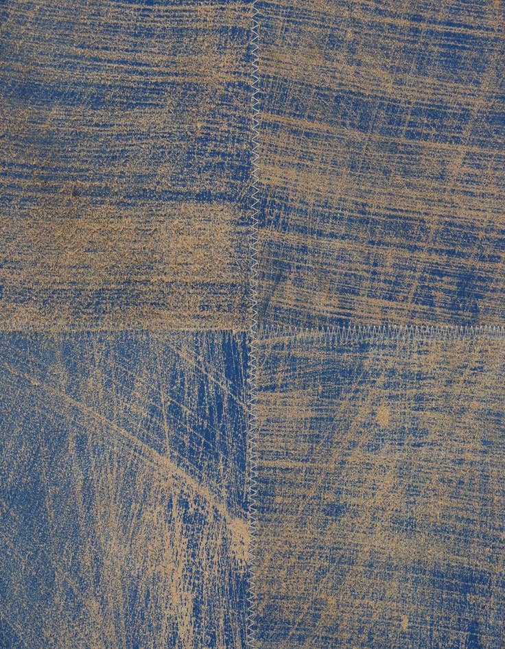 Detail image of  2' x 3' Cowhide Leather Rug