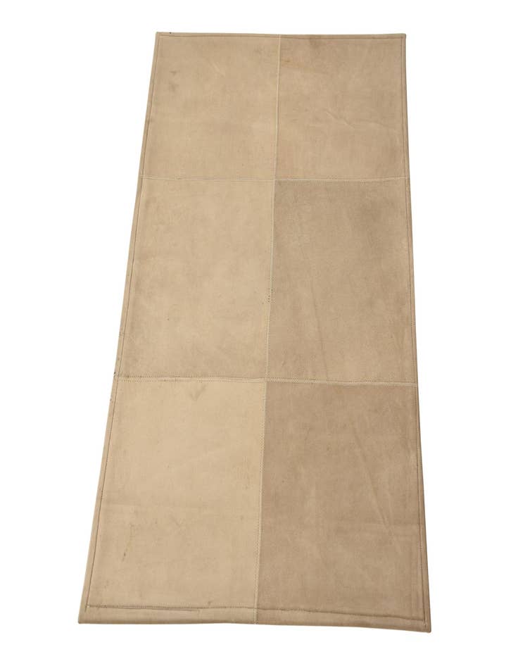 Detail image of  2' x 3' Cowhide Leather Rug