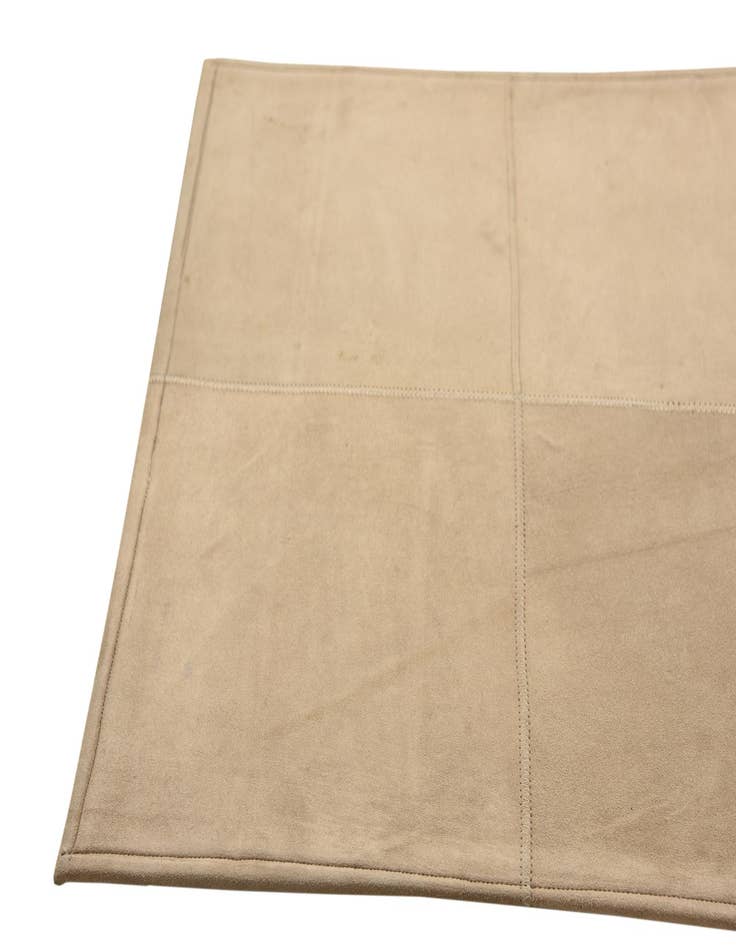 Detail image of  2' x 3' Cowhide Leather Rug