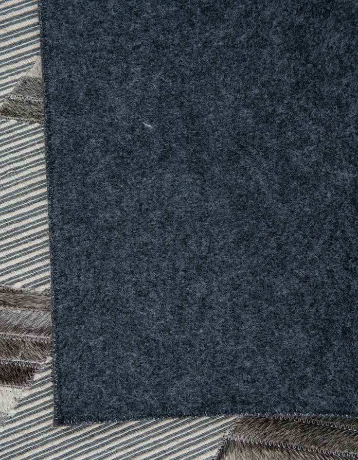 Detail image of  5' x 7' 10 Cowhide Leather Rug