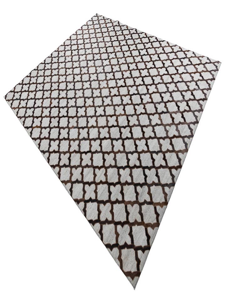 Detail image of  8' x 9' 10 Cowhide Leather Rug