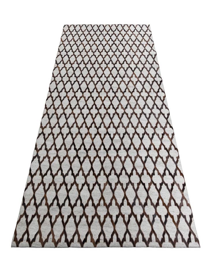 Detail image of  8' x 9' 10 Cowhide Leather Rug