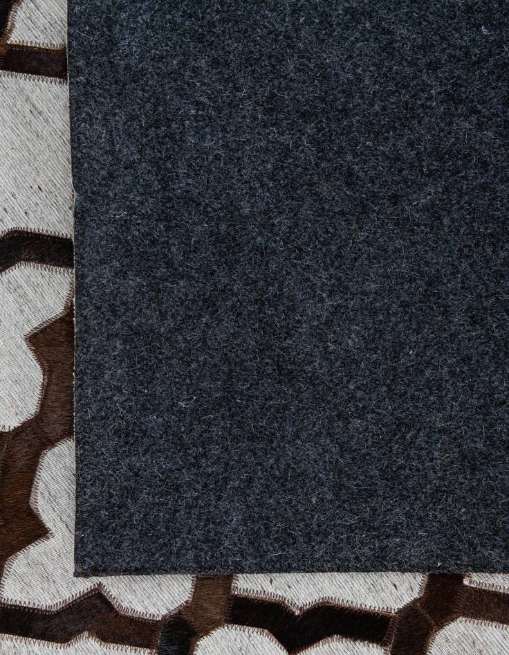 Detail image of  8' x 9' 10 Cowhide Leather Rug