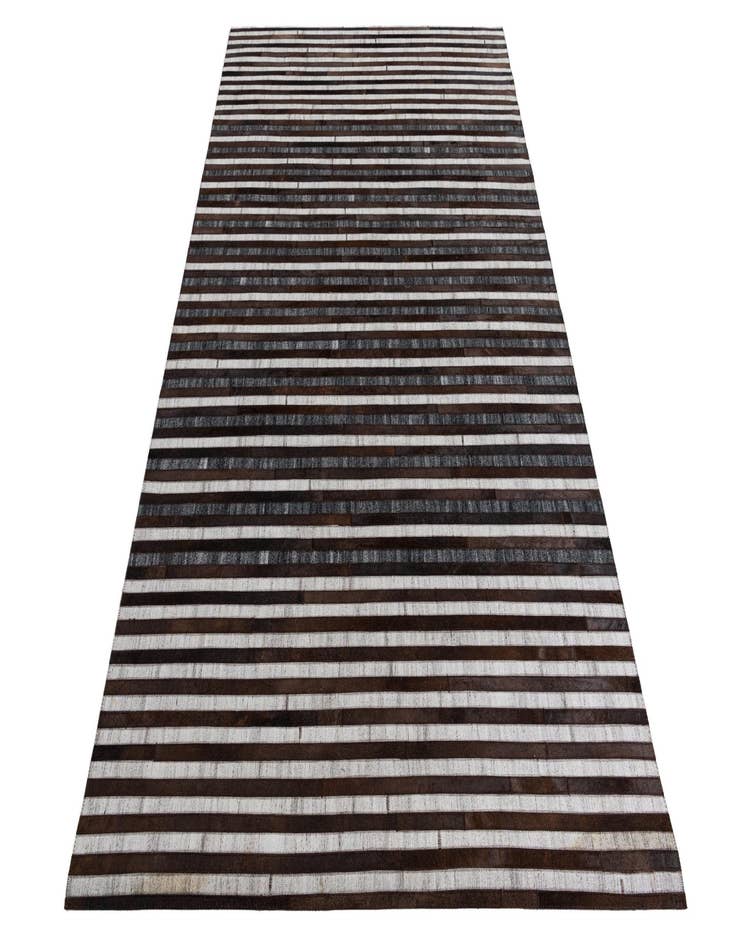 Detail image of  5' 1 x 7' 10 Cowhide Leather Rug