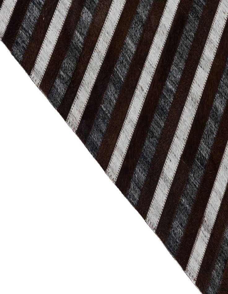 Detail image of  5' 1 x 7' 10 Cowhide Leather Rug