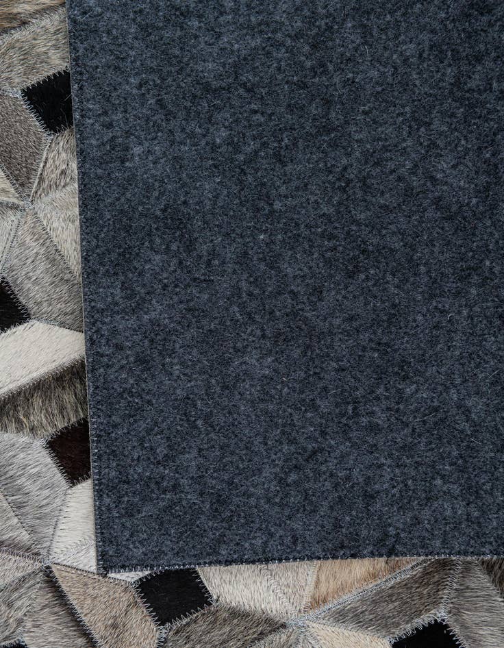 Detail image of  5' 1 x 8' Cowhide Leather Rug