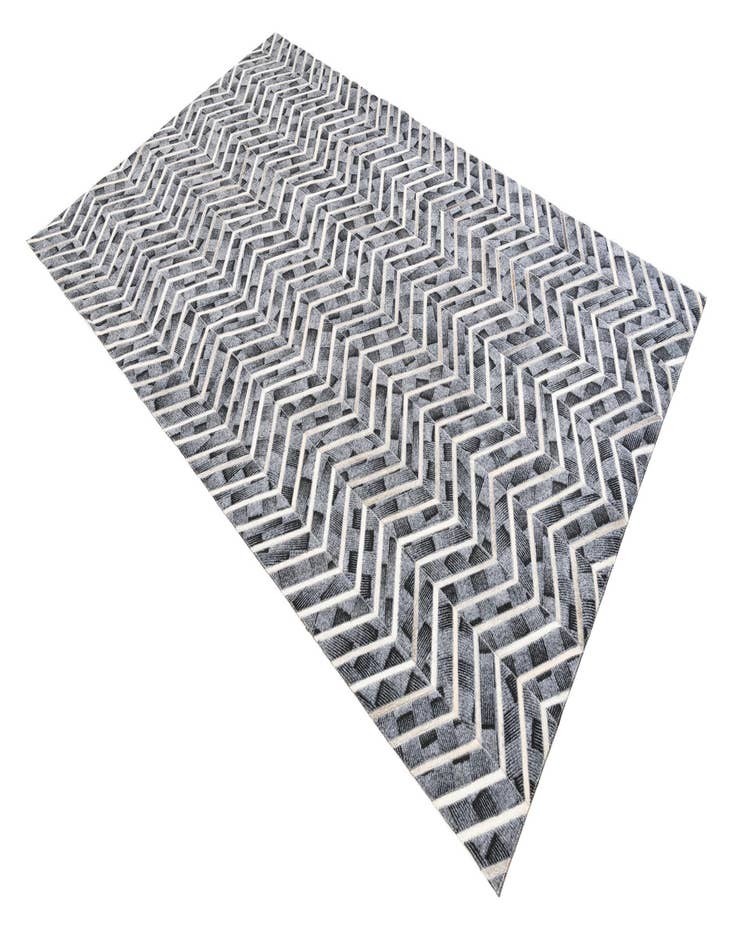 Detail image of  5' x 8' Cowhide Leather Rug