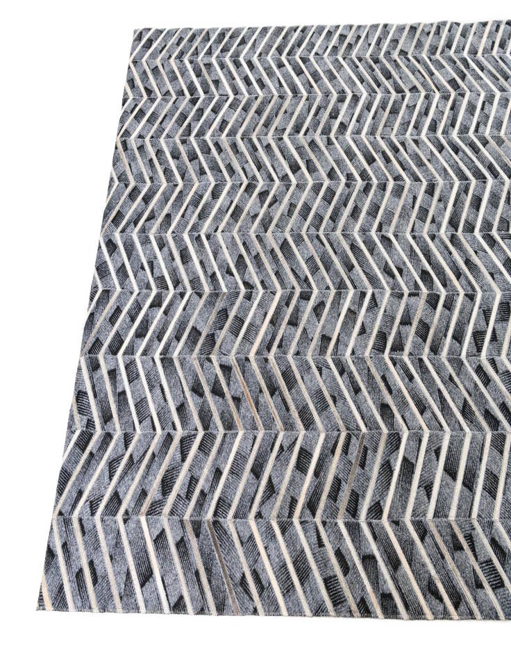 Detail image of  5' x 8' Cowhide Leather Rug