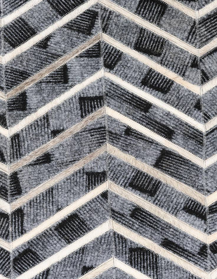 Detail image of  5' x 8' Cowhide Leather Rug