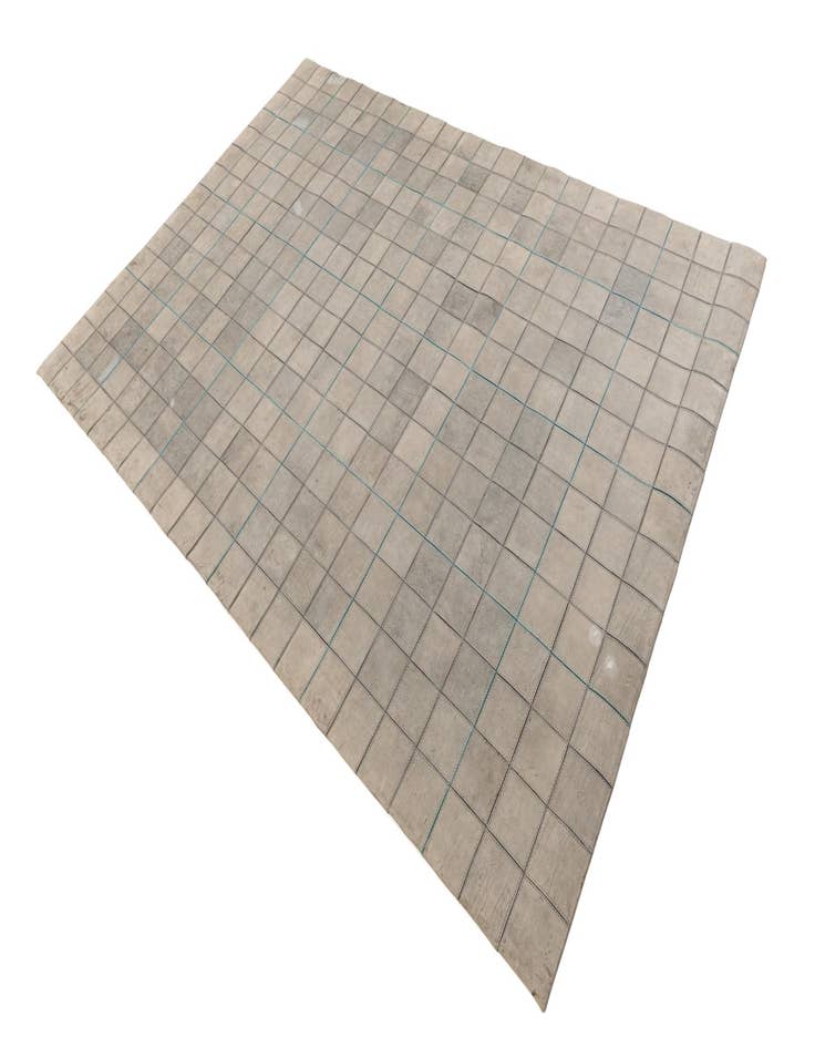 Detail image of  5' 1 x 7' 4 Cowhide Leather Rug