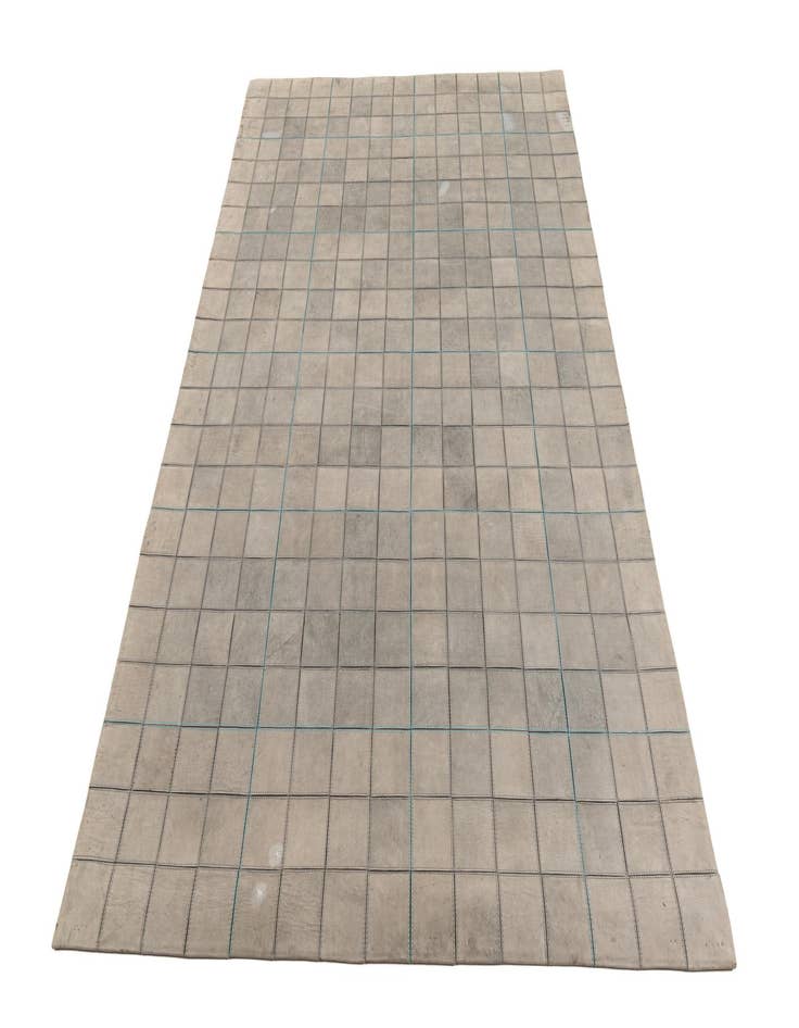 Detail image of  5' 1 x 7' 4 Cowhide Leather Rug