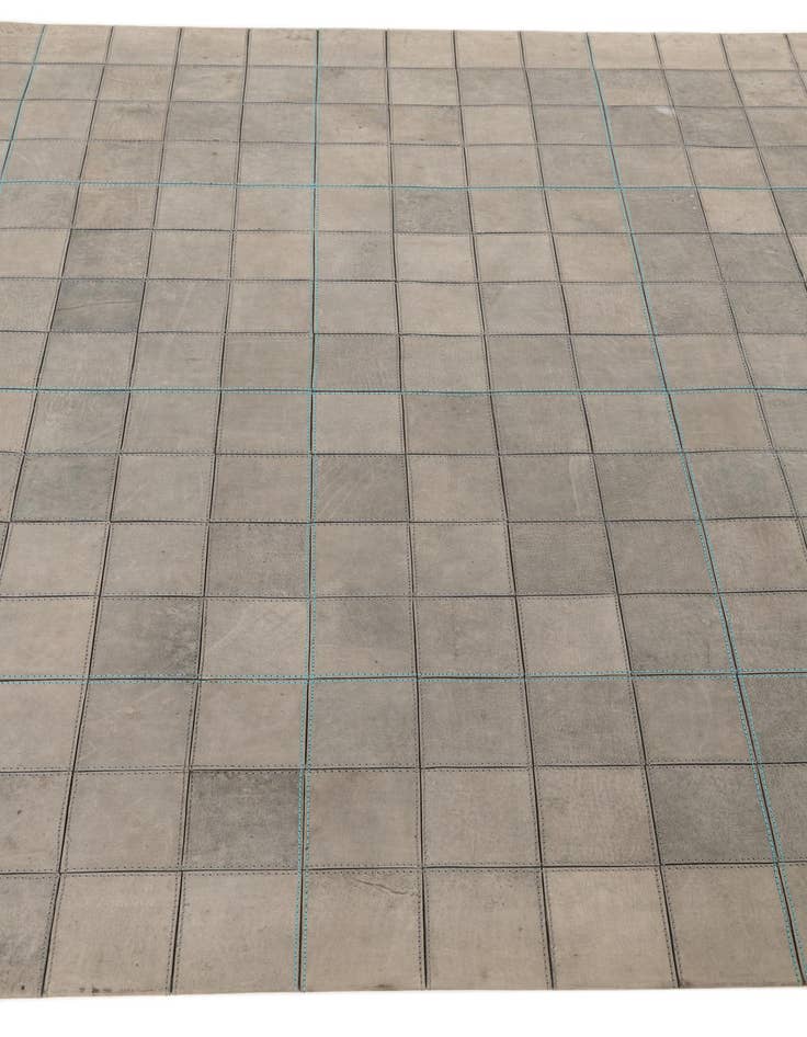 Detail image of  5' 1 x 7' 4 Cowhide Leather Rug