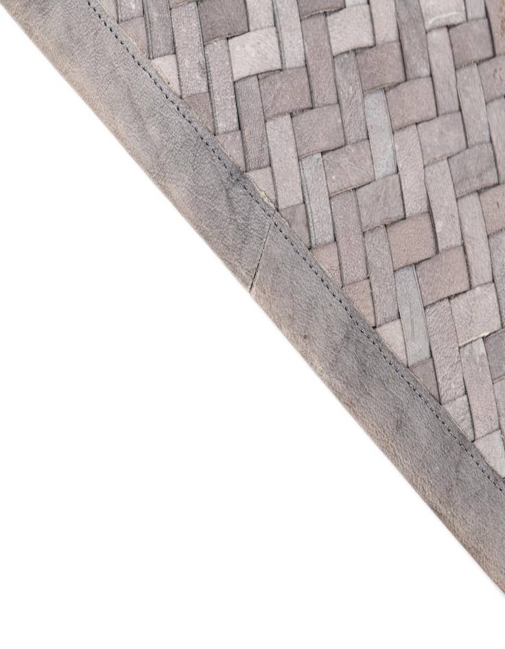 Detail image of  4' x 6' Cowhide Leather Rug