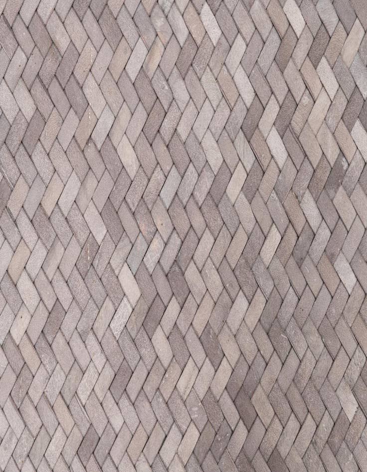 Detail image of  4' x 6' Cowhide Leather Rug