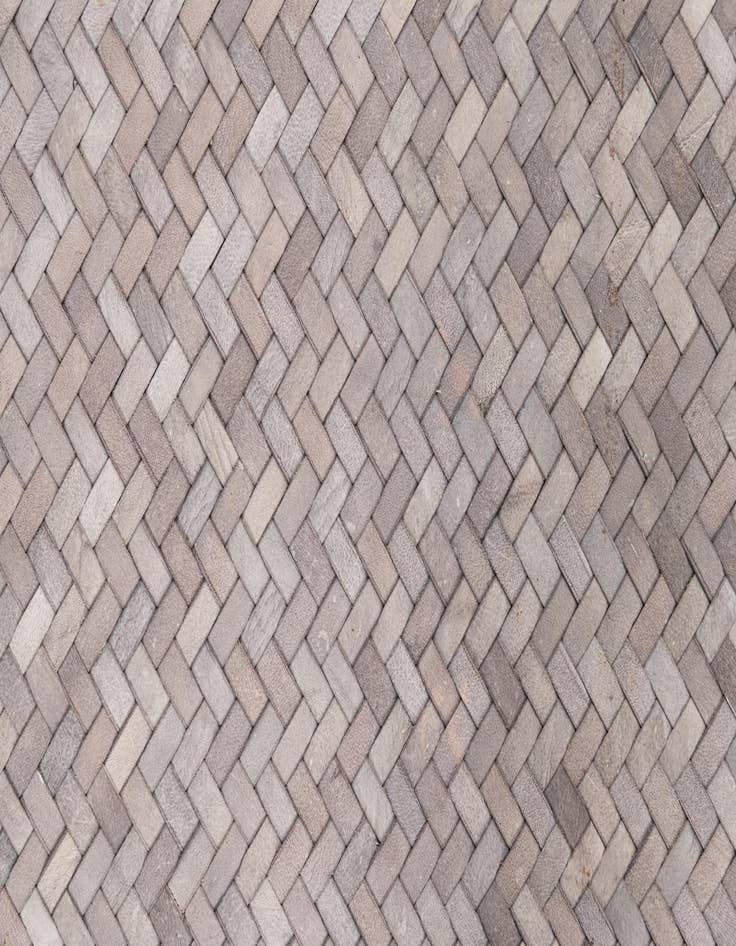 Detail image of  4' x 6' Cowhide Leather Rug