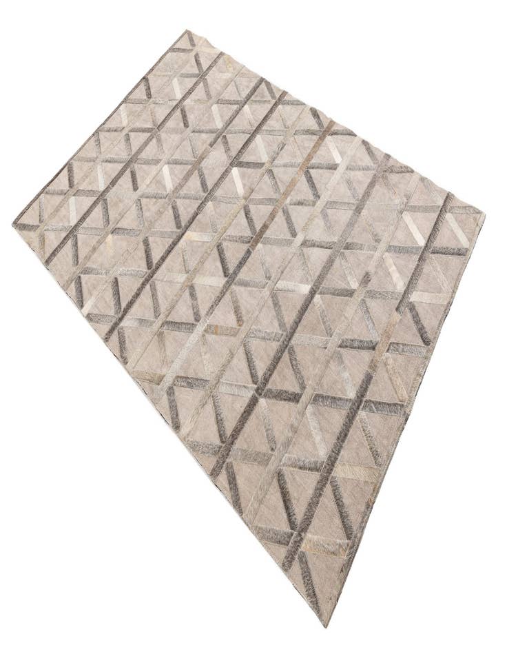 Detail image of  3' 10 x 5' 10 Cowhide Leather Rug