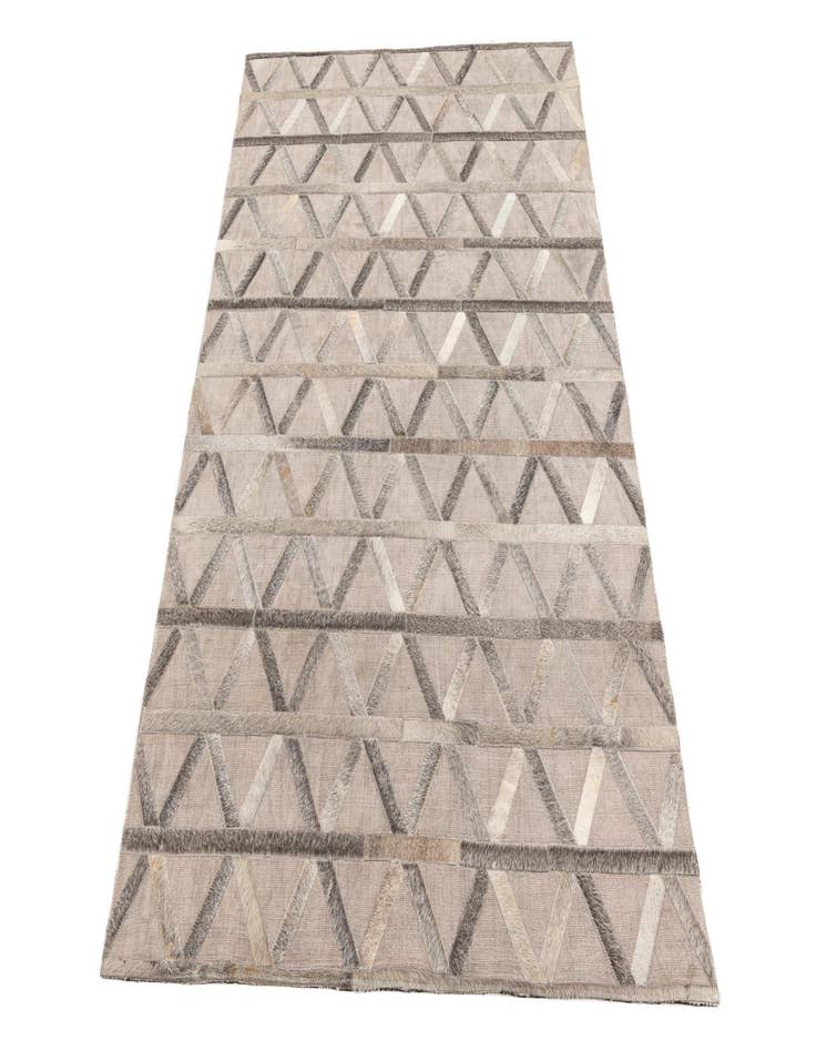 Detail image of  3' 10 x 5' 10 Cowhide Leather Rug