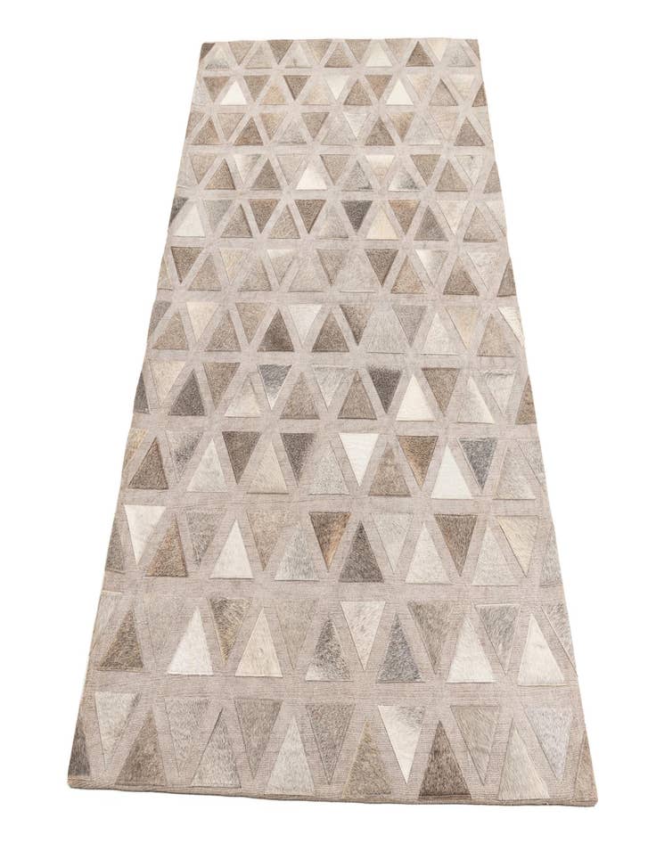 Detail image of  4' x 5' 10 Cowhide Leather Rug