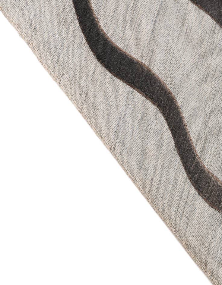 Detail image of  4' x 5' 7 Cowhide Leather Rug