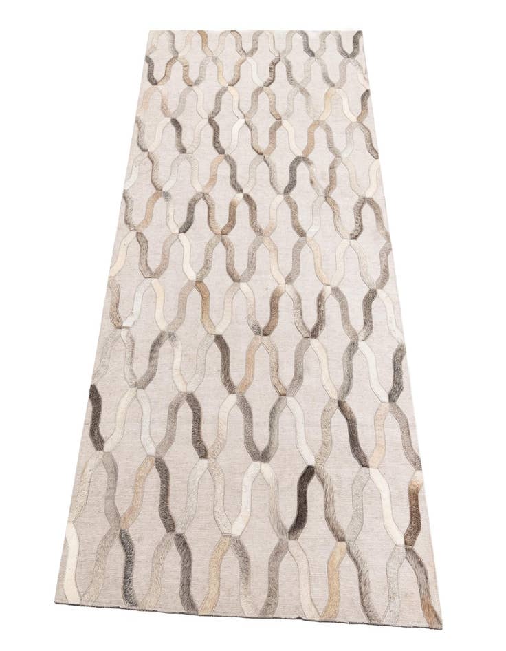 Detail image of  4' x 5' 8 Cowhide Leather Rug