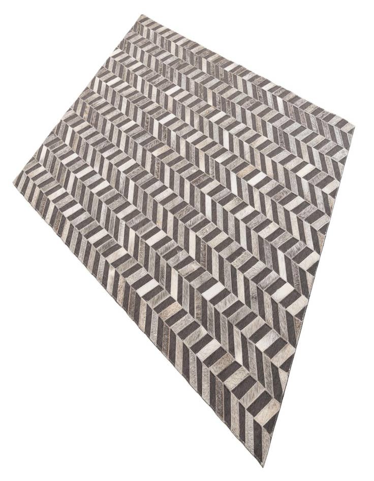 Detail image of  4' x 5' 5 Cowhide Leather Rug