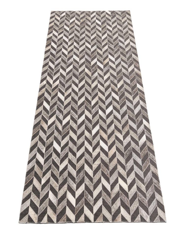 Detail image of  4' x 5' 5 Cowhide Leather Rug