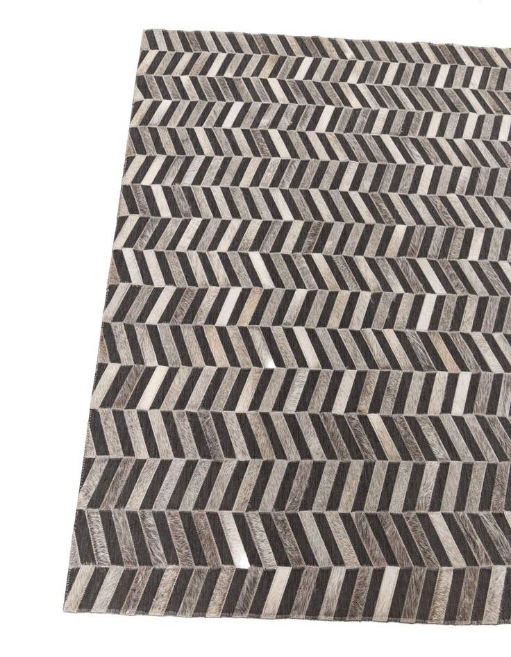 Detail image of  4' x 5' 5 Cowhide Leather Rug