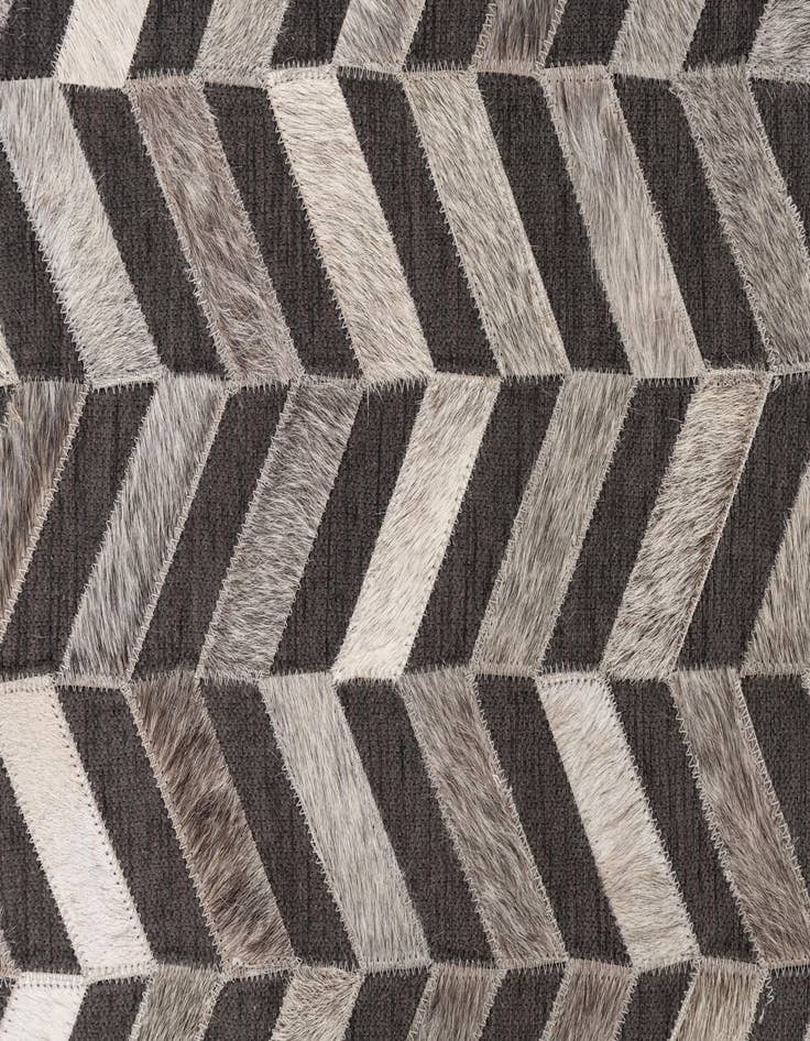 Detail image of  4' x 5' 5 Cowhide Leather Rug