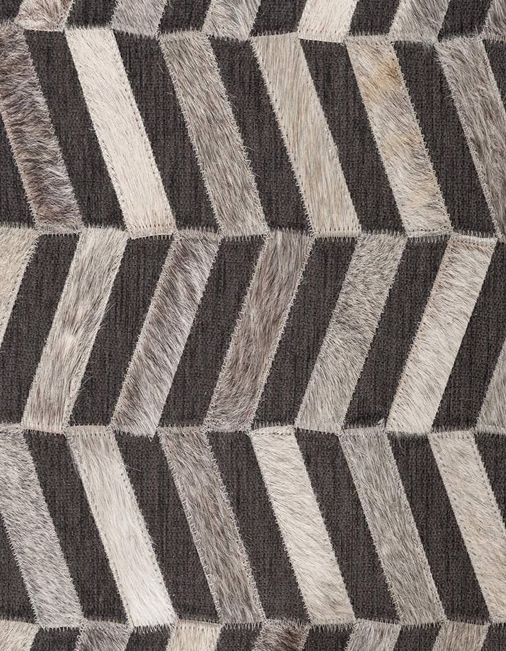 Detail image of  4' x 5' 5 Cowhide Leather Rug
