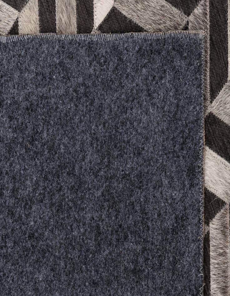 Detail image of  4' x 5' 5 Cowhide Leather Rug