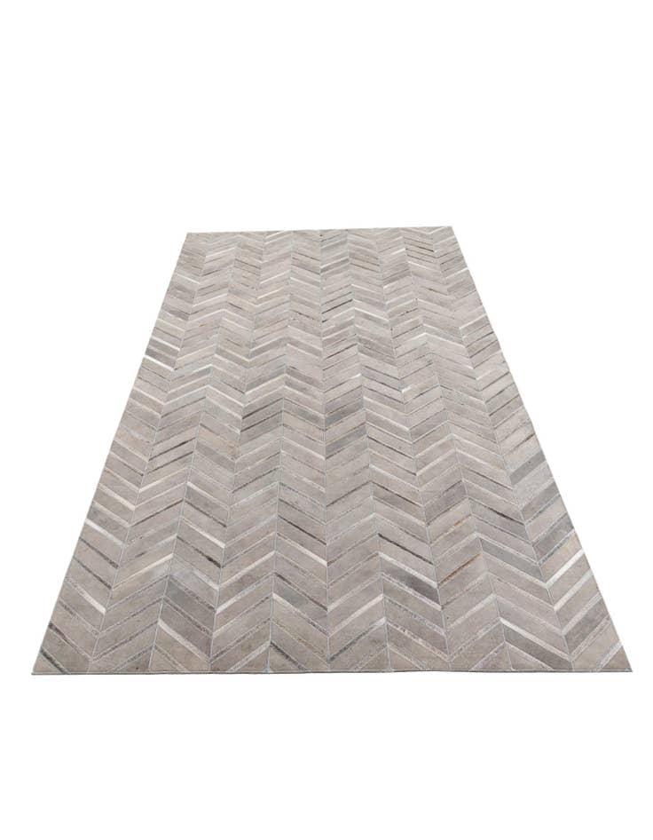 Detail image of  5' x 8' 1 Cowhide Leather Rug