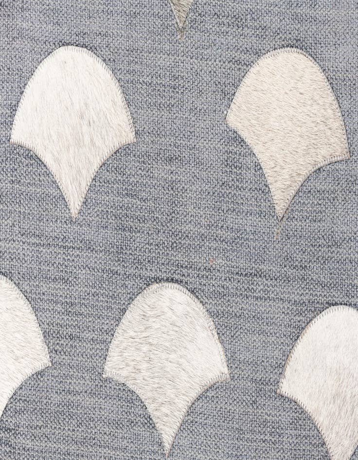 Detail image of  4' 1 x 5' 8 Cowhide Leather Rug