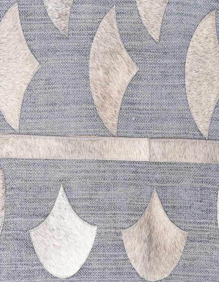 Detail image of  4' 1 x 5' 8 Cowhide Leather Rug