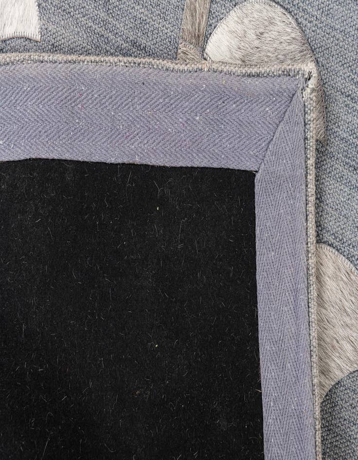 Detail image of  4' 1 x 5' 8 Cowhide Leather Rug