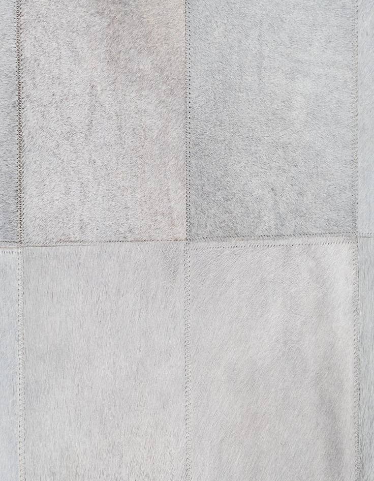 Detail image of  4' 1 x 6' Cowhide Leather Rug