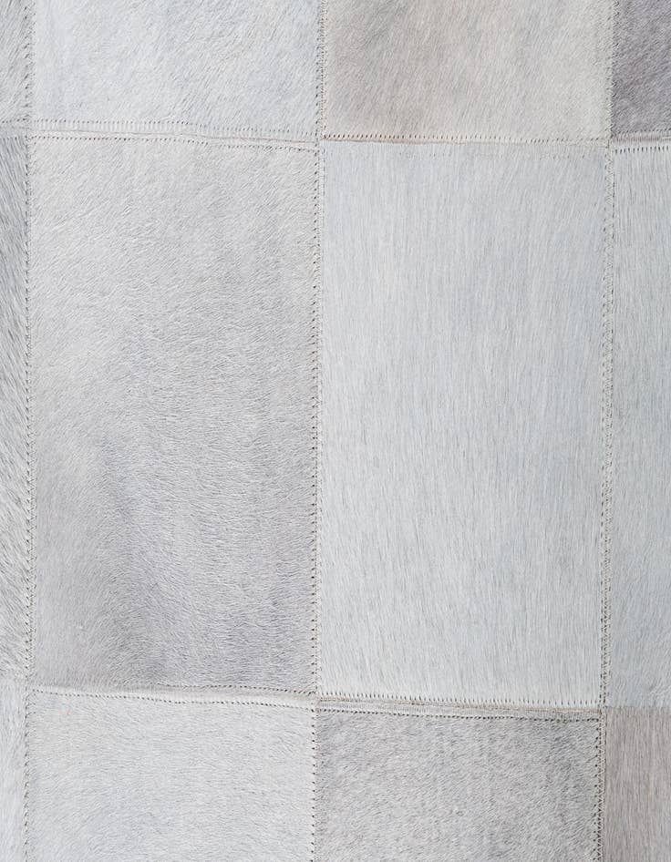 Detail image of  4' 1 x 6' Cowhide Leather Rug