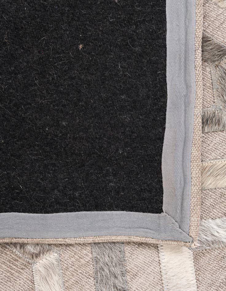 Detail image of  4' x 6' Cowhide Leather Rug