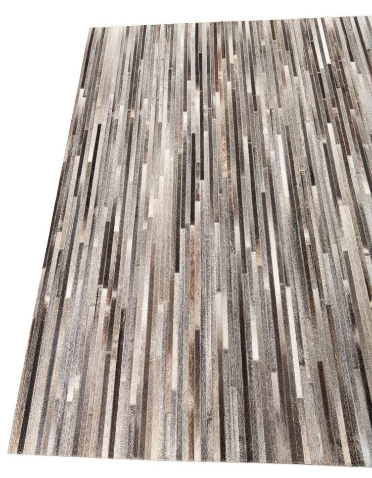 Detail image of  5' x 8' 2 Cowhide Leather Rug