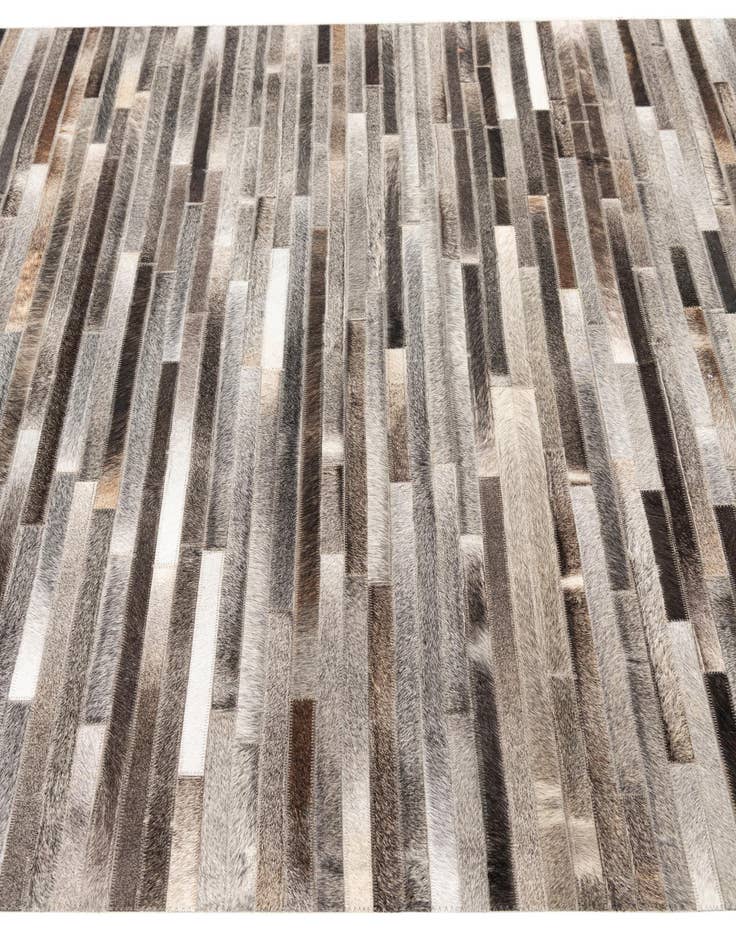 Detail image of  5' x 8' 2 Cowhide Leather Rug