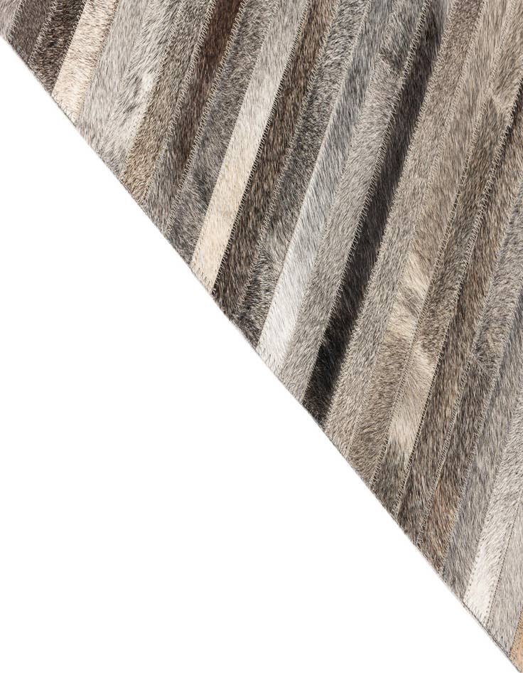 Detail image of  5' x 8' 2 Cowhide Leather Rug