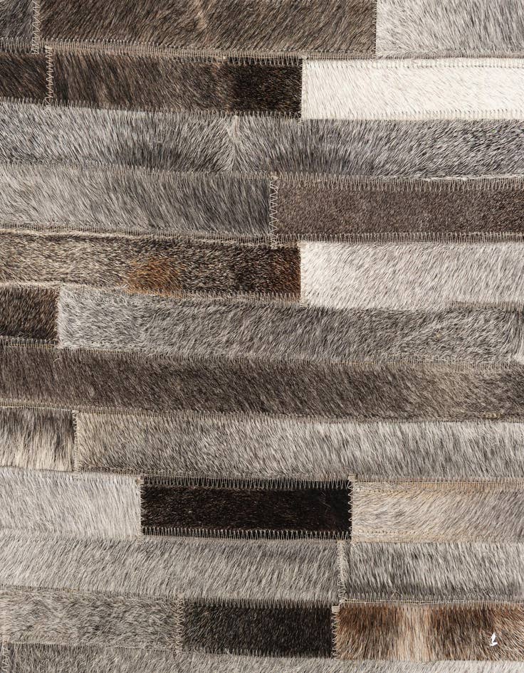 Detail image of  5' x 8' 2 Cowhide Leather Rug