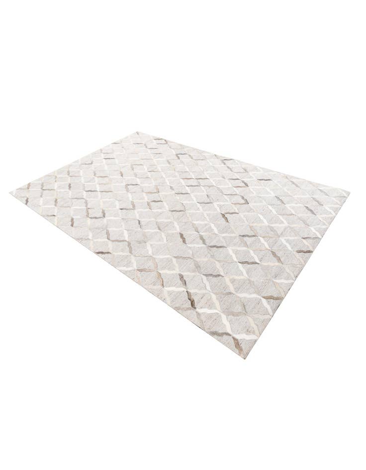 Detail image of  5' x 7' 8 Cowhide Leather Rug