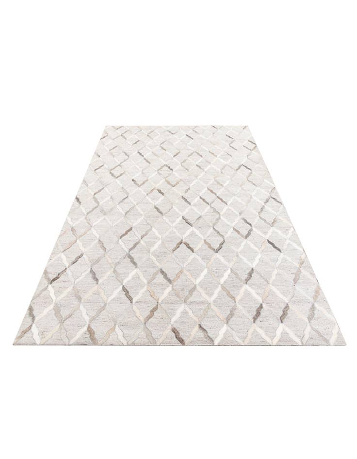 Detail image of  5' x 7' 8 Cowhide Leather Rug