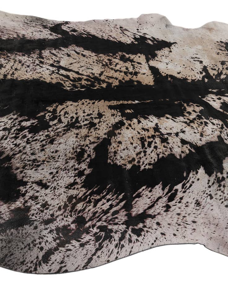 Detail image of  6' 7 x 7' 2 Cowhide Leather Rug