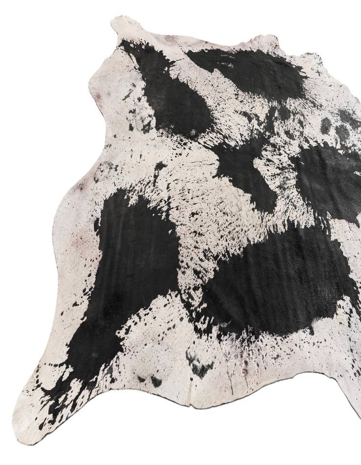 Detail image of  7' 7 x 8' 1 Cowhide Leather Rug