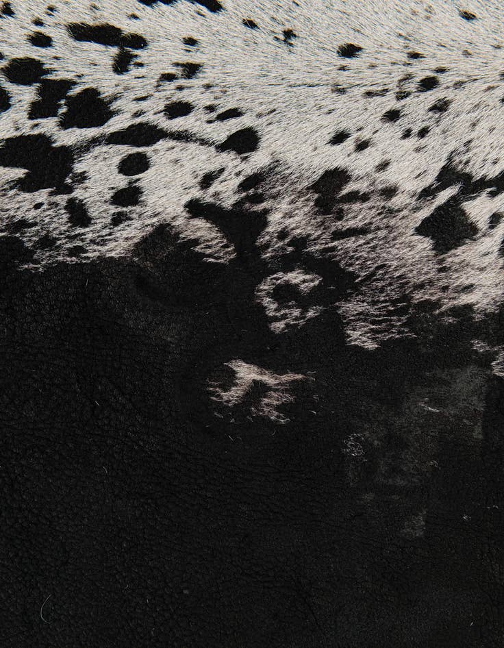 Detail image of  7' 7 x 8' 1 Cowhide Leather Rug